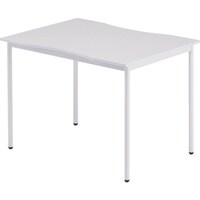 TOKIO オフィスデスク 角型 間口1000×奥行750×高さ720mm ホワイト RM1075W 1台