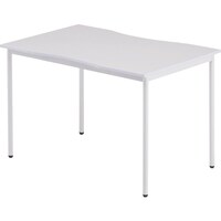 TOKIO オフィスデスク 角型 間口1200×奥行750×高さ720mm ホワイト RM1275W 1台
