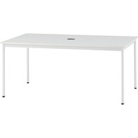 TOKIO オフィスデスク 角型 間口1500×奥行900×高さ720mm ホワイト RM1590W 1台