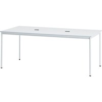 TOKIO オフィスデスク 角型 間口1800×奥行900×高さ720mm ホワイト RM1890W 1台