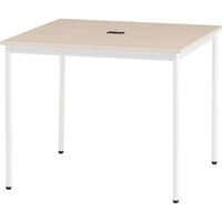 TOKIO オフィスデスク 角型 間口900×奥行900×高さ720mm ナチュラル RM990NR 1台