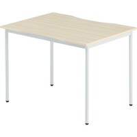 TOKIO オフィスデスク 角型 間口1000×奥行750×高さ720mm ナチュラル RM1075NR 1台