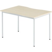 TOKIO オフィスデスク 角型 間口1200×奥行750×高さ720mm ナチュラル RM1275NR 1台