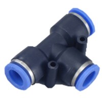 アズワン AS ワンタッチ管継手 ユニオンティー8