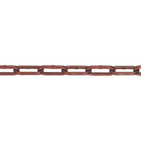 水本 水本 アルミカラーチェーン レッド 15m 線径8mm AL8R 1本