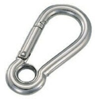 水本 水本 ステンレス スナップフックA型(リング付) 線径12mm長さ140mm