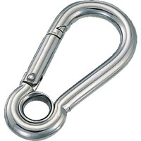 水本 水本 ステンレス スナップフックA型(リング付) 線径4mm 長さ45mm