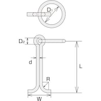 水本 水本 ステンレス 係船環MI型 リング内径120mm MI16 1個