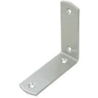 水本 水本 ジョイント金具 ステンレス コーナー金具(丸)ヘアーライン 幅30mm 長さ75mm KLR3075 1個