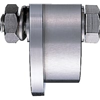 ヨコヅナ ヨコヅナ 440Cベアリング入ステンレス重量戸車 車のみ 150mm トロ JCP1507 1個