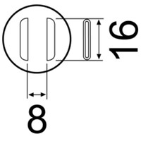白光 白光 ノズル SOJ 15mmX8mm A1183 1個
