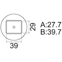 白光 白光 ノズル QFP 28mmX40mm A1263B 1個