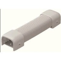 未来工業 未来 自在曲ガリ(モールダクト用) 規格:モールダクト40型 グレー MDMF40G 1個