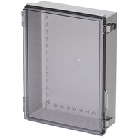 タカチ電機工業 タカチ 防水・防塵ボックス 透明/ホワイトグレー 300×400×121 BCAP304012T 1台