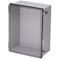 タカチ電機工業 タカチ 防水・防塵ボックス 透明/ホワイトグレー 300×400×181 BCAP304018T 1台