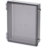 タカチ電機工業 タカチ 防水・防塵ボックス 透明/ホワイトグレー 350×450×120 BCAP354512T 1台