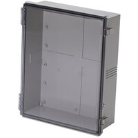 タカチ電機工業 タカチ 防水・防塵ボックス 透明/ホワイトグレー 400×500×160 BCAP405016T 1台