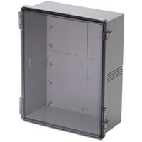 タカチ電機工業 タカチ 防水・防塵ボックス 透明/ホワイトグレー 400×500×201 BCAP405020T 1台