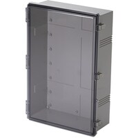 タカチ電機工業 タカチ 防水・防塵ボックス 透明/ホワイトグレー 400×600×181 BCAP406018T 1台