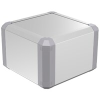 タカチ電機工業 タカチ アルミボックス W150×H100.4×D150 シルバー/グレー FC101515GS 1台