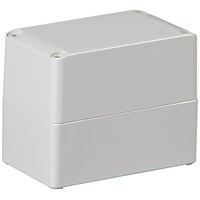 タカチ電機工業 タカチ 防水・防塵ポリカボックス ホワイトグレー 75×125×100 SPCP081310G 1台