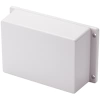 タカチ電機工業 タカチ 足付難燃性プラケース W125.6×H65×D175 オフホワイト