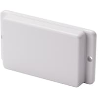 タカチ電機工業 タカチ 足付難燃性プラケース W70.6×H20.5×D105 オフホワイト