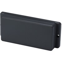 タカチ電機工業 タカチ 足付難燃性プラケース W65.5×H25.5×D130 ダークグレー TWF7313D 1個