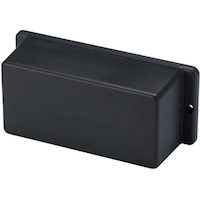 タカチ電機工業 タカチ 足付難燃性プラケース W65.5×H50×D130 ダークグレー