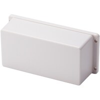 タカチ電機工業 タカチ 足付難燃性プラケース W86×H60×D170 オフホワイト TWF9617W 1個