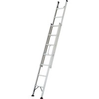ピカコーポレイション PiCa プッシュアップ式2連はしご 4M 脚部ドームジョイント 2SWAD40C 1台