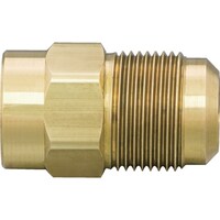 アサダ Asada 異径アダプタ(銅パッキン) 1/4インチメス×1/2インチオス