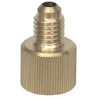 アサダ Asada カーエアコン用異径アダプタ M12メス×1/4 オス 手締めタイプ