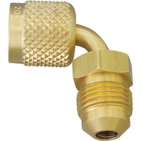 アサダ Asada クイックアダプタ90° 1/4 メス×3/8 オス