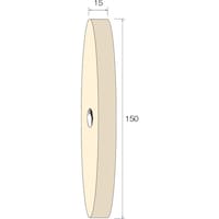 ミニモ Minimo フェルトホイール ソフト φ150×15