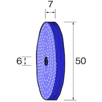 ミニモ Minimo サイザルホイール ソフト φ50