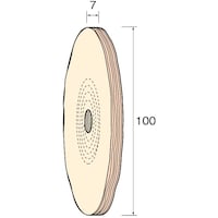 ミニモ Minimo 綿バフホイール 仕上げ用 φ100 (2個入)