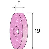 ミニモ Minimo PA砥石ホイール #120 (10個入) 外径19mm 幅3.0mm