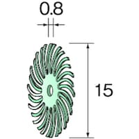 ミニモ Minimo ラバーブラシ #8000 φ15 (20個入)