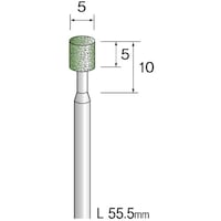ミニモ Minimo レジンボンドCBNバー#120 Φ5 JA2403 1本