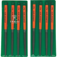 ツボサン ツボサン 組ヤスリ 8本組 楕円 中目