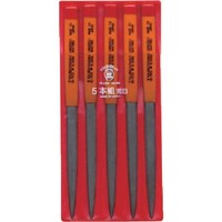 ツボサン ツボサン 組ヤスリ 5本組 腹丸 荒目