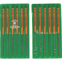 ツボサン ツボサン 組ヤスリ 12本組 腹丸 中目 HM01202 1S(12本)