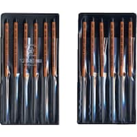 ツボサン ツボサン 組ヤスリ 12本組 腹丸 油目 HM01204 1S(12本)