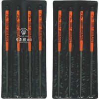 ツボサン ツボサン 組ヤスリ 8本組 角 油目 KA00804 1S(8本)