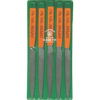 ツボサン ツボサン 組ヤスリ 5本組 刀刃 中目