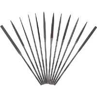 ツボサン ツボサン 精密ヤスリ 12本組 三角 #3(#6より荒い)