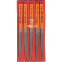 ツボサン ツボサン 組ヤスリ 5本組 先細 荒目
