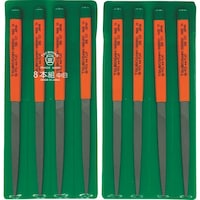 ツボサン ツボサン 組ヤスリ 8本組 先細 中目