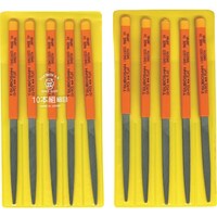 ツボサン ツボサン 組ヤスリ 10本組 先細 細目